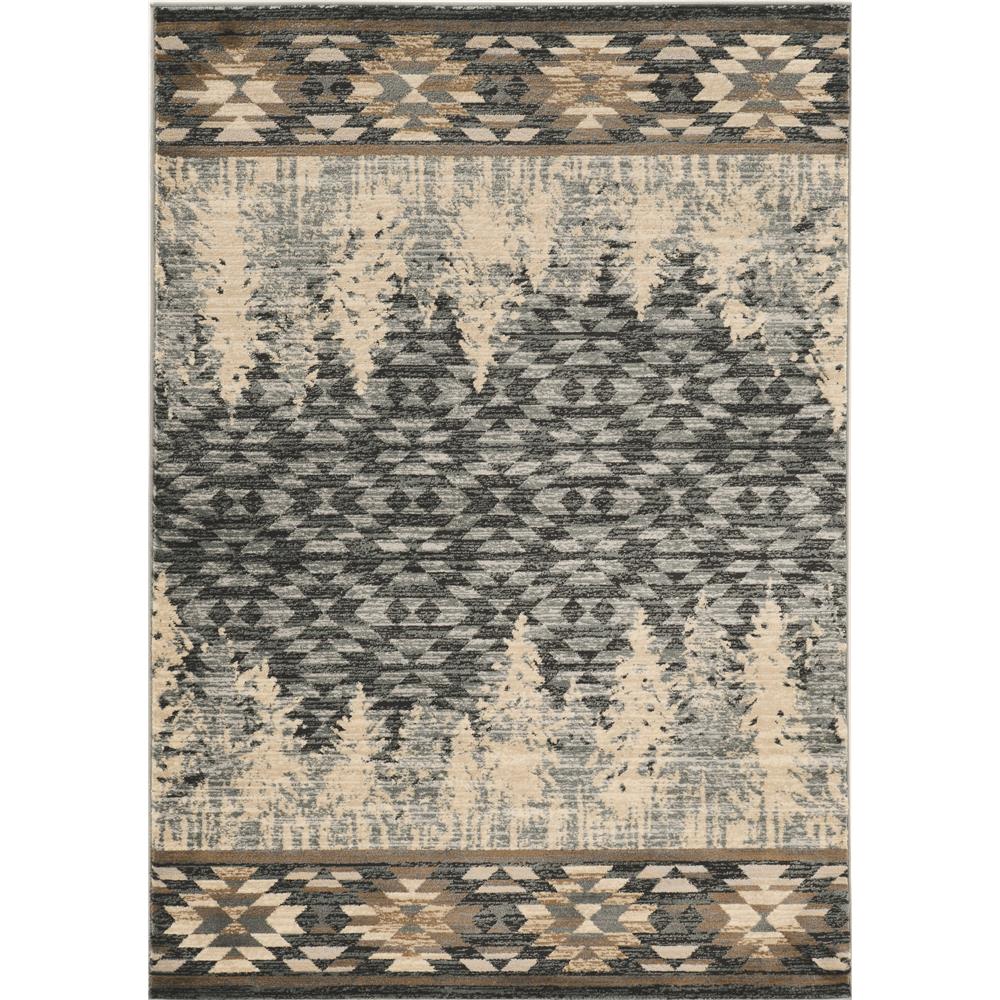 KAS 5636 Chester 5 Ft. 3 In. X 7 Ft. 7 In. Rectangle Rug in Slate Blue